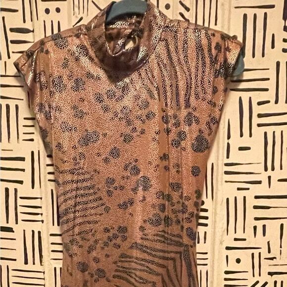 Vintage Animal Print Gown - Picture 2 of 10